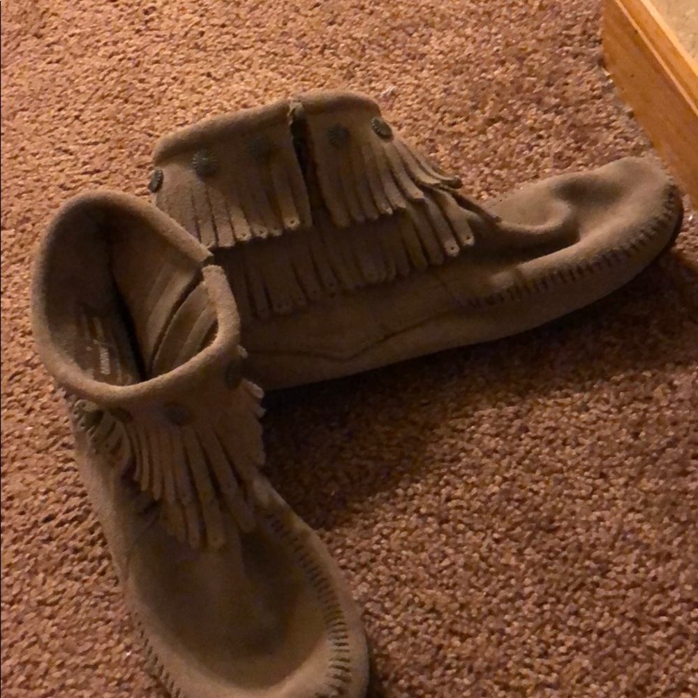 Fringe Moccasin Booties